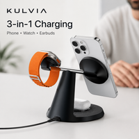KULVIA TrioCharge 3-in-1 Wireless Stand