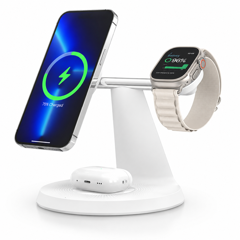 KULVIA TrioCharge 3-in-1 Wireless Stand